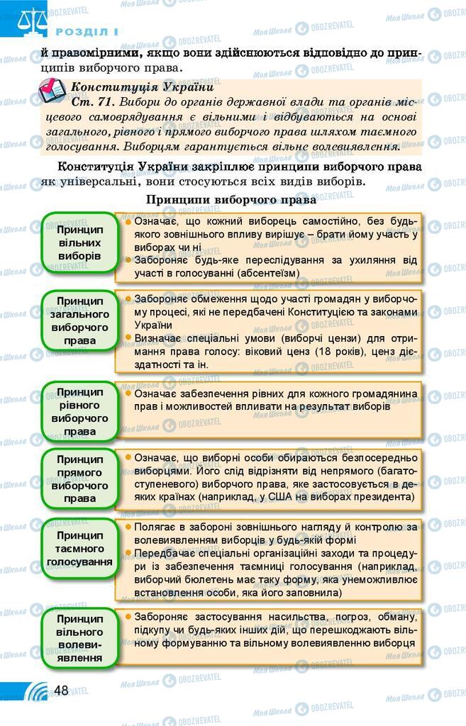 Підручники Правознавство 10 клас сторінка 48