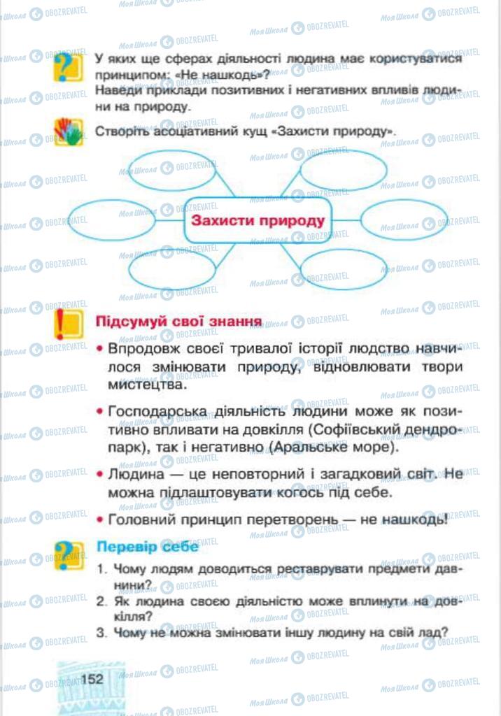 Підручники Я у світі 4 клас сторінка 152