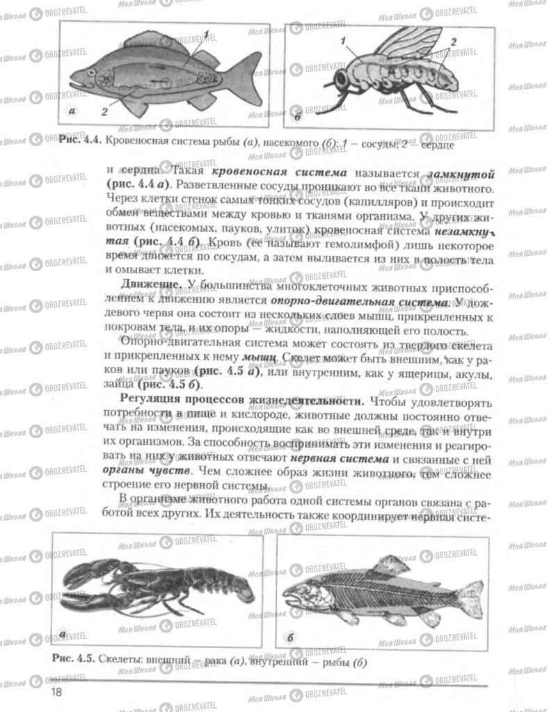 Підручники Біологія 8 клас сторінка 18
