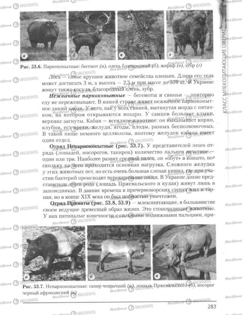 Підручники Біологія 8 клас сторінка 283