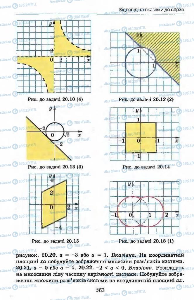 Підручники Алгебра 9 клас сторінка 363