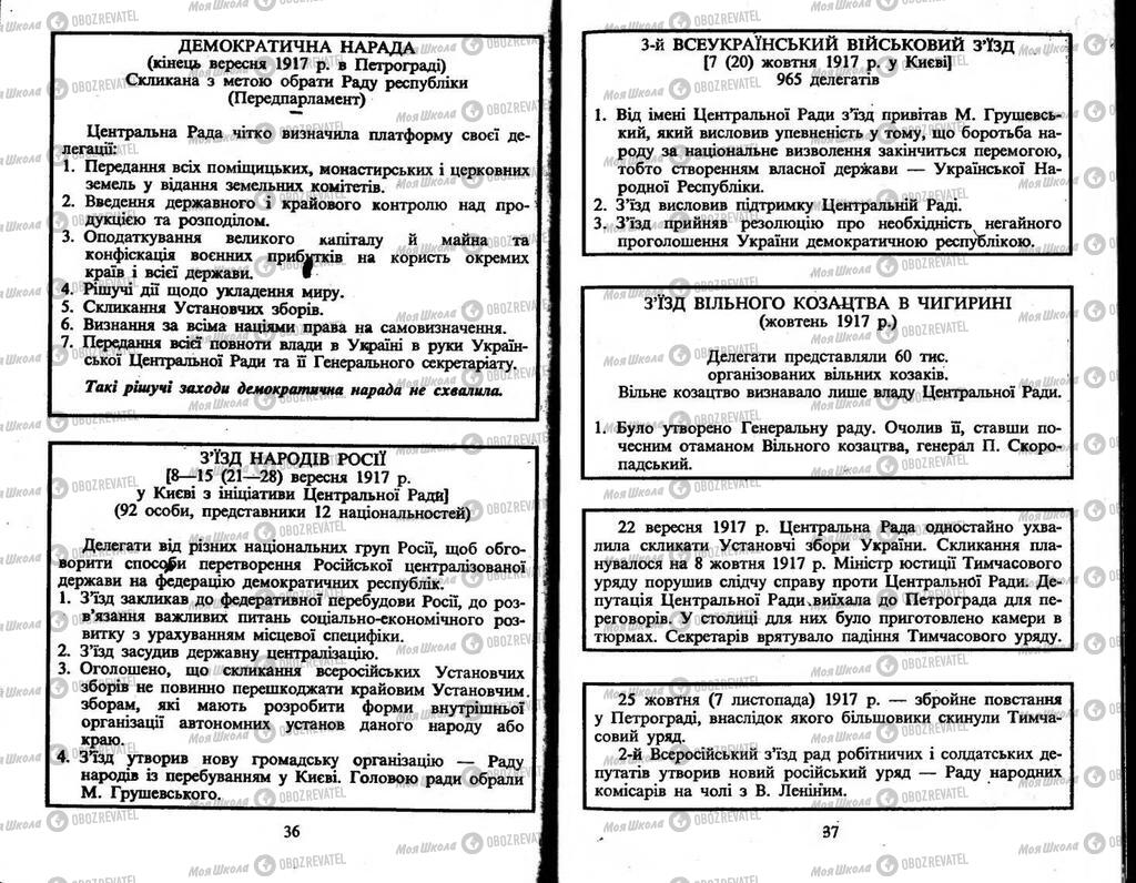 Підручники Історія України 10 клас сторінка  36-37