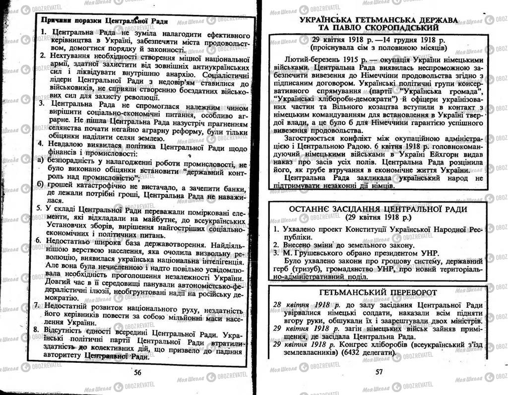 Підручники Історія України 10 клас сторінка  56-57