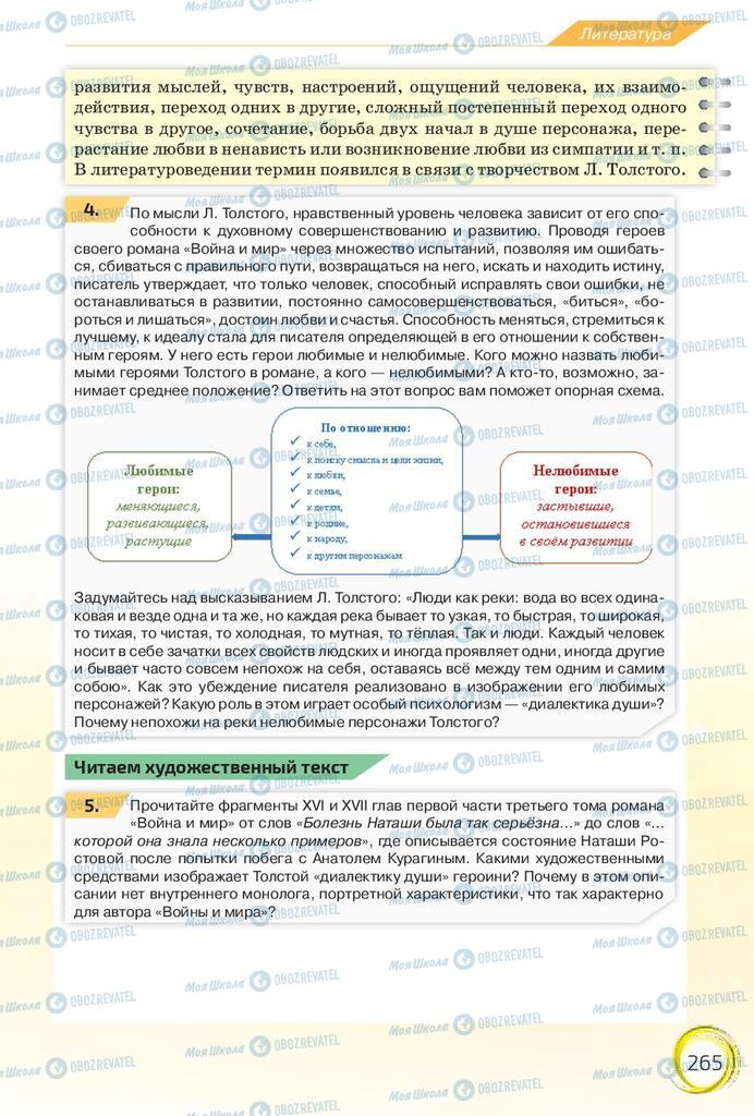 Підручники Російська мова 10 клас сторінка 265