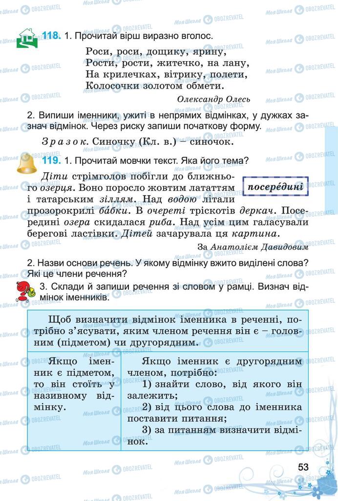 Підручники Українська мова 4 клас сторінка 53