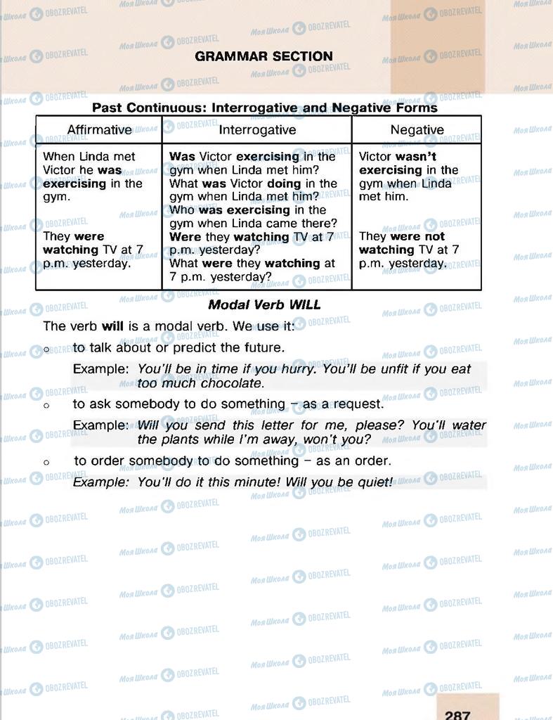 Учебники Английский язык 8 класс страница 287