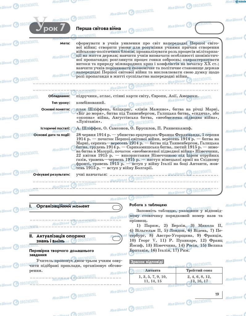Підручники Всесвітня історія 10 клас сторінка  19