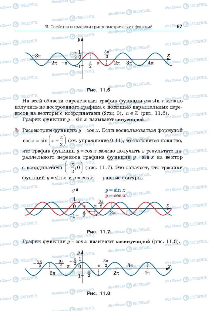 Учебники Математика 10 класс страница 67