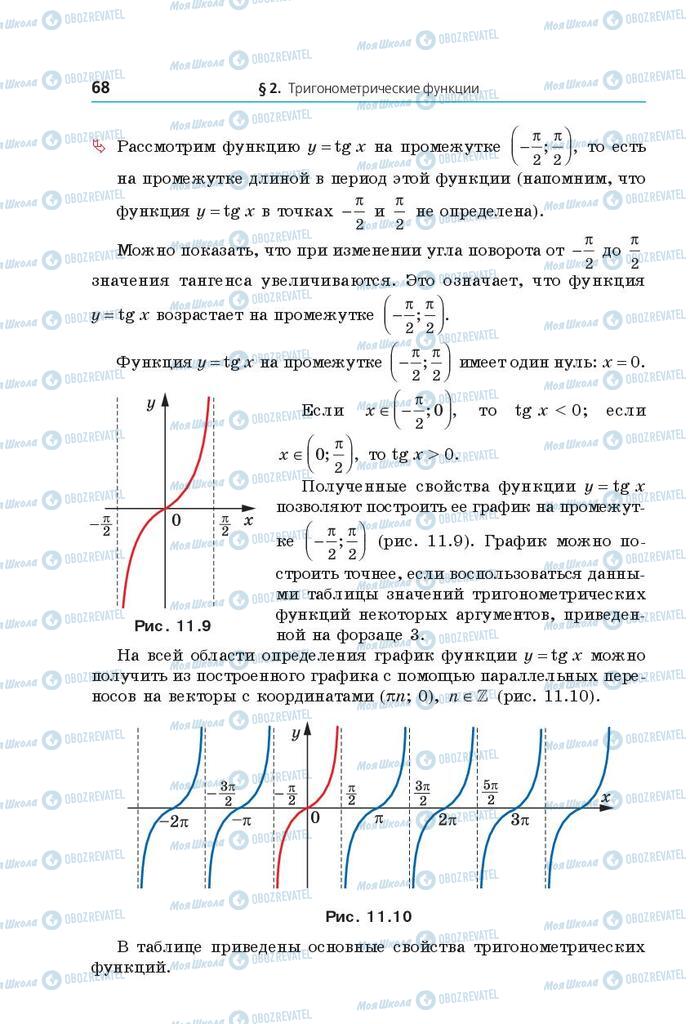 Підручники Математика 10 клас сторінка 68