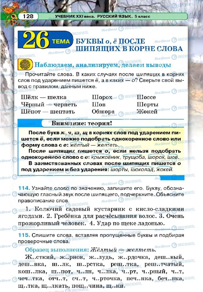 Учебники Русский язык 5 класс страница 128