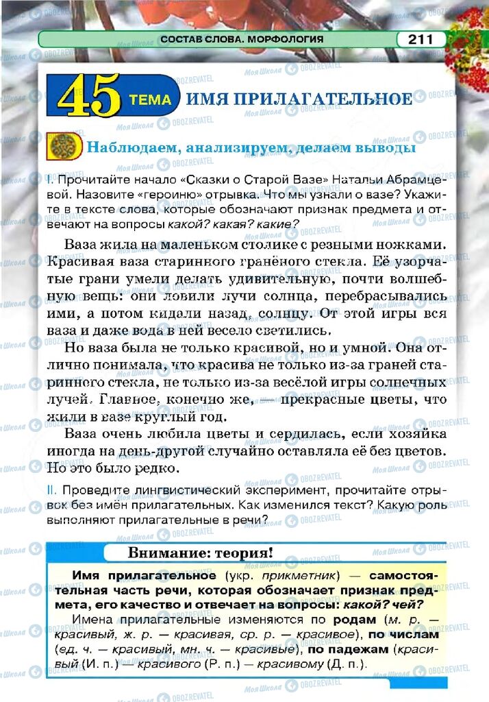 Учебники Русский язык 5 класс страница 211