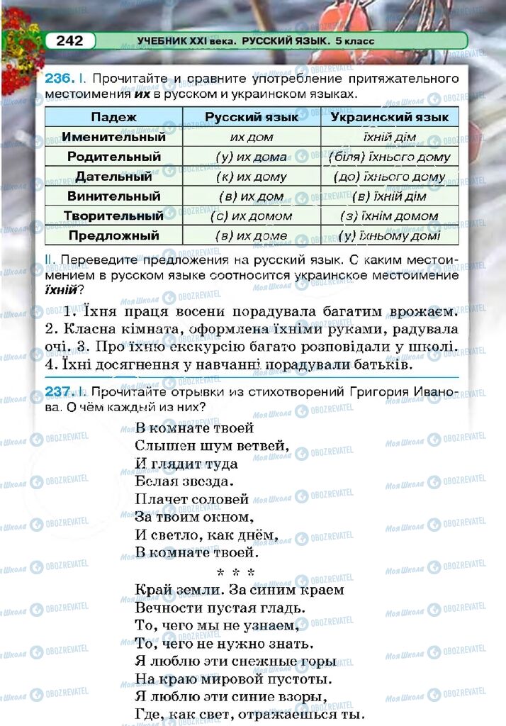 Учебники Русский язык 5 класс страница 241