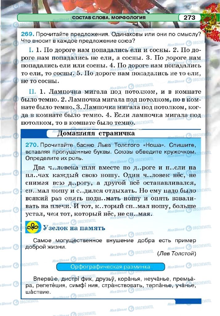 Учебники Русский язык 5 класс страница 272