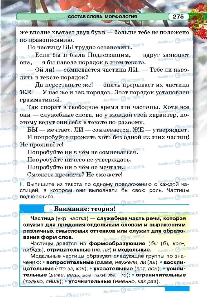 Учебники Русский язык 5 класс страница 274