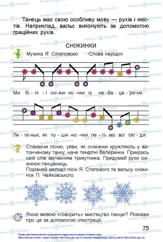 Учебники Изобразительное искусство 1 класс страница 75