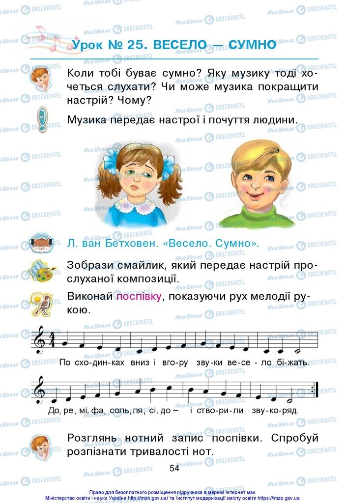 Підручники Образотворче мистецтво 1 клас сторінка 54