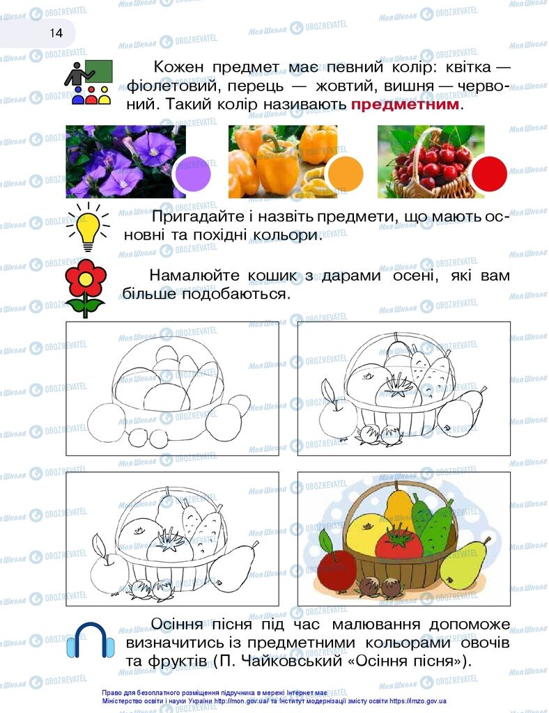 Учебники Изобразительное искусство 1 класс страница 14