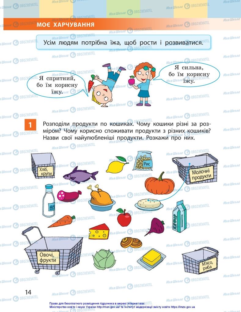 Учебники ЯДС (исследую мир) 1 класс страница 14