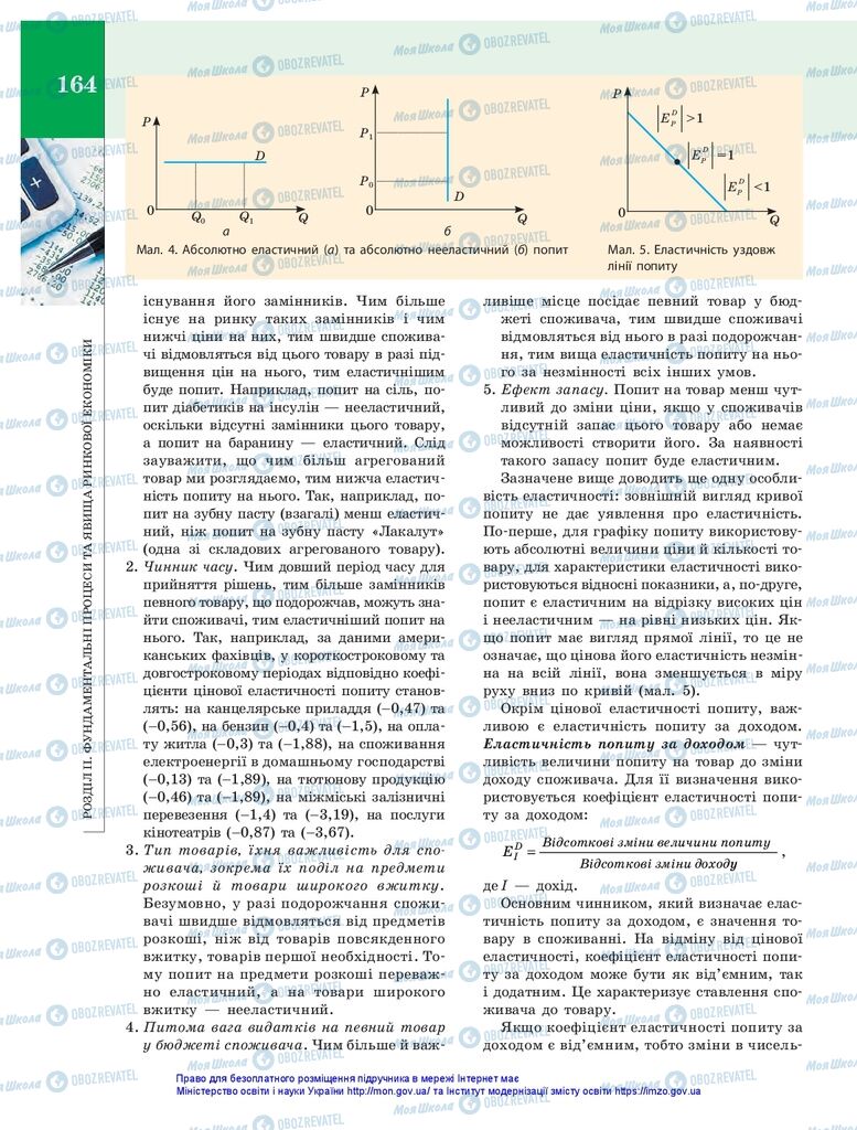 Підручники Економіка 10 клас сторінка 164