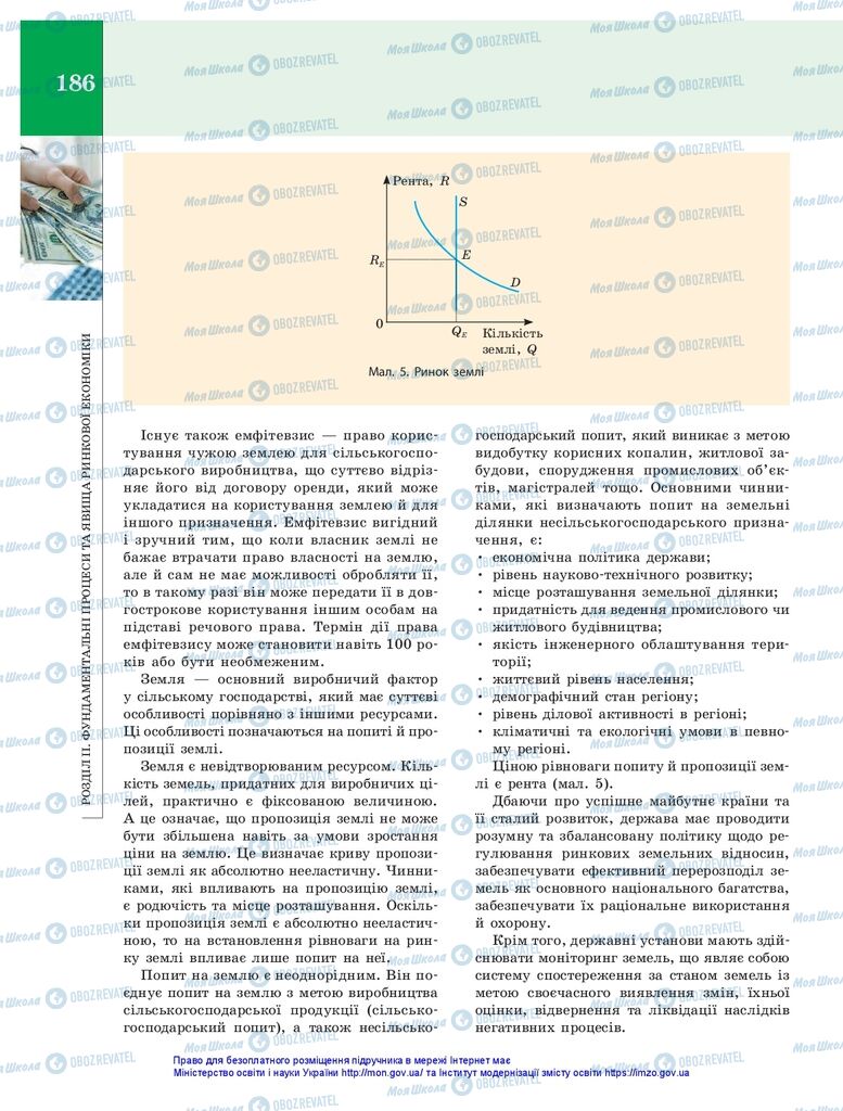 Підручники Економіка 10 клас сторінка 186