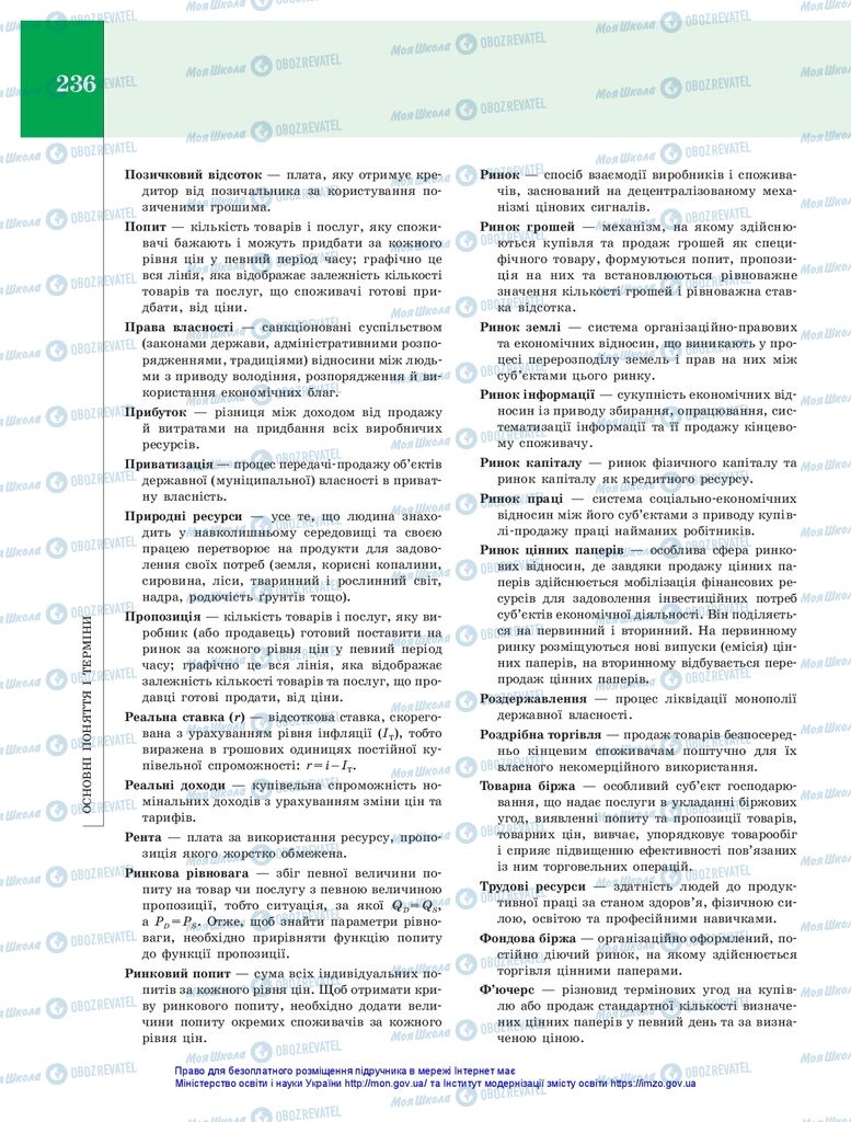 Учебники Экономика 10 класс страница 235