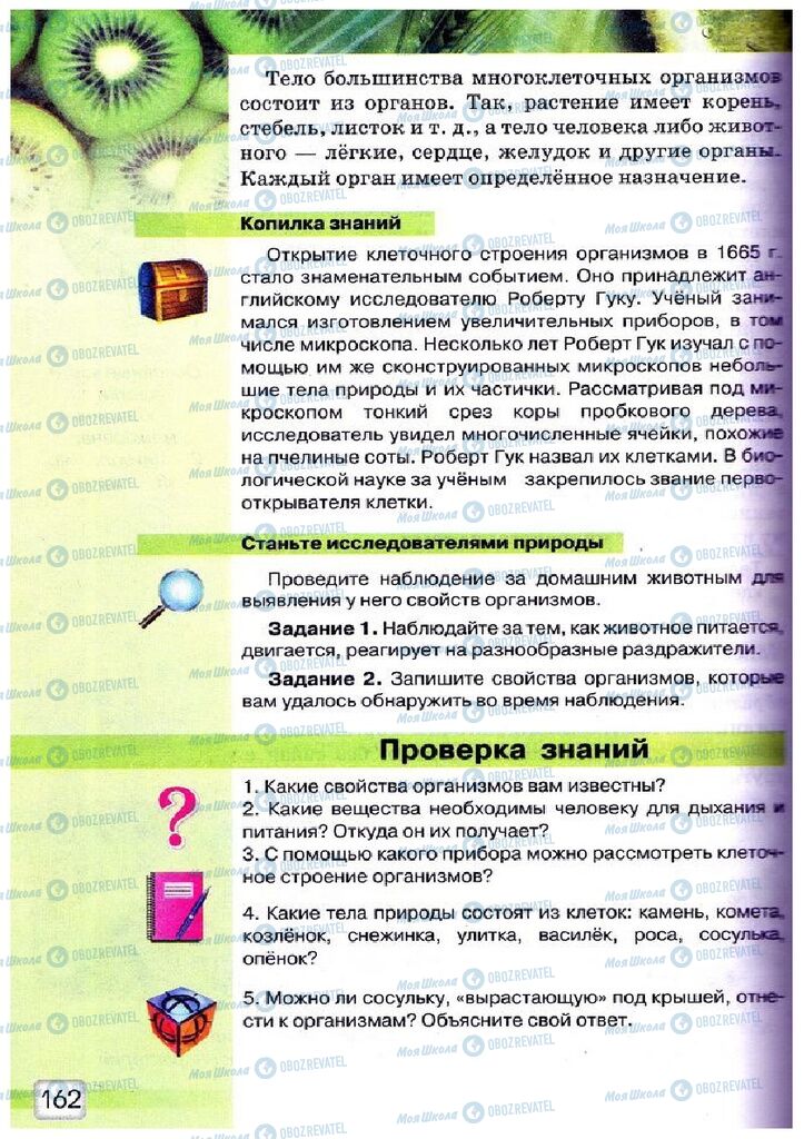 Підручники Природознавство 5 клас сторінка 162