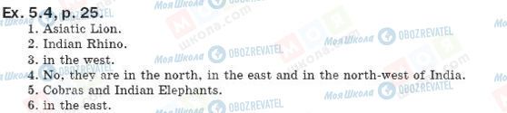 ГДЗ Английский язык 8 класс страница упр.5.4, стр.25