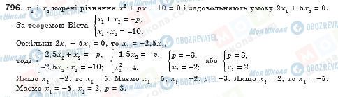 ГДЗ Алгебра 8 клас сторінка 796
