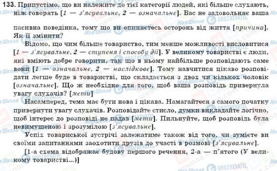 ГДЗ Укр мова 9 класс страница 133