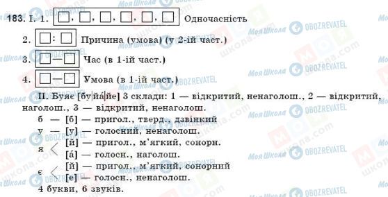 ГДЗ Укр мова 9 класс страница 183