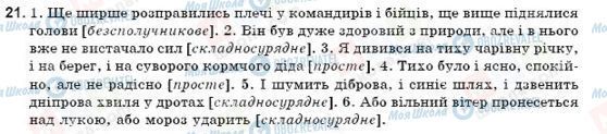 ГДЗ Українська мова 9 клас сторінка 21