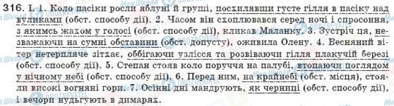 ГДЗ Укр мова 8 класс страница 316