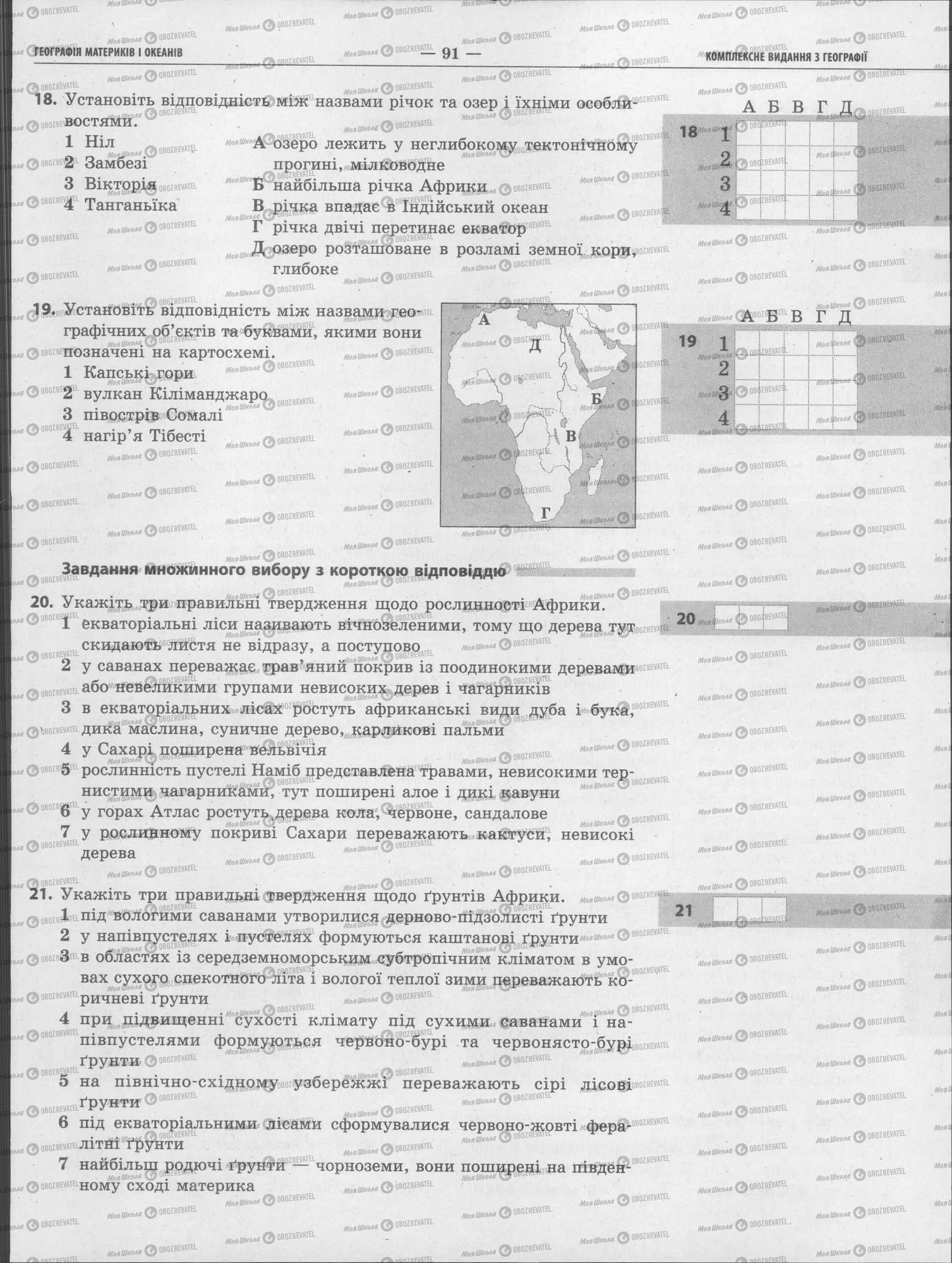 ЗНО Географія 11 клас сторінка 91