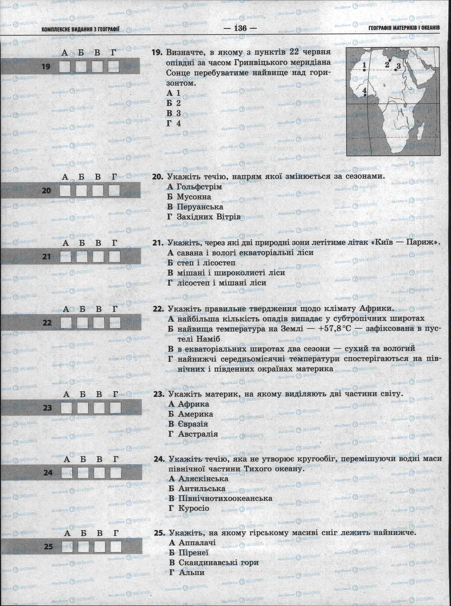 ЗНО География 11 класс страница 136