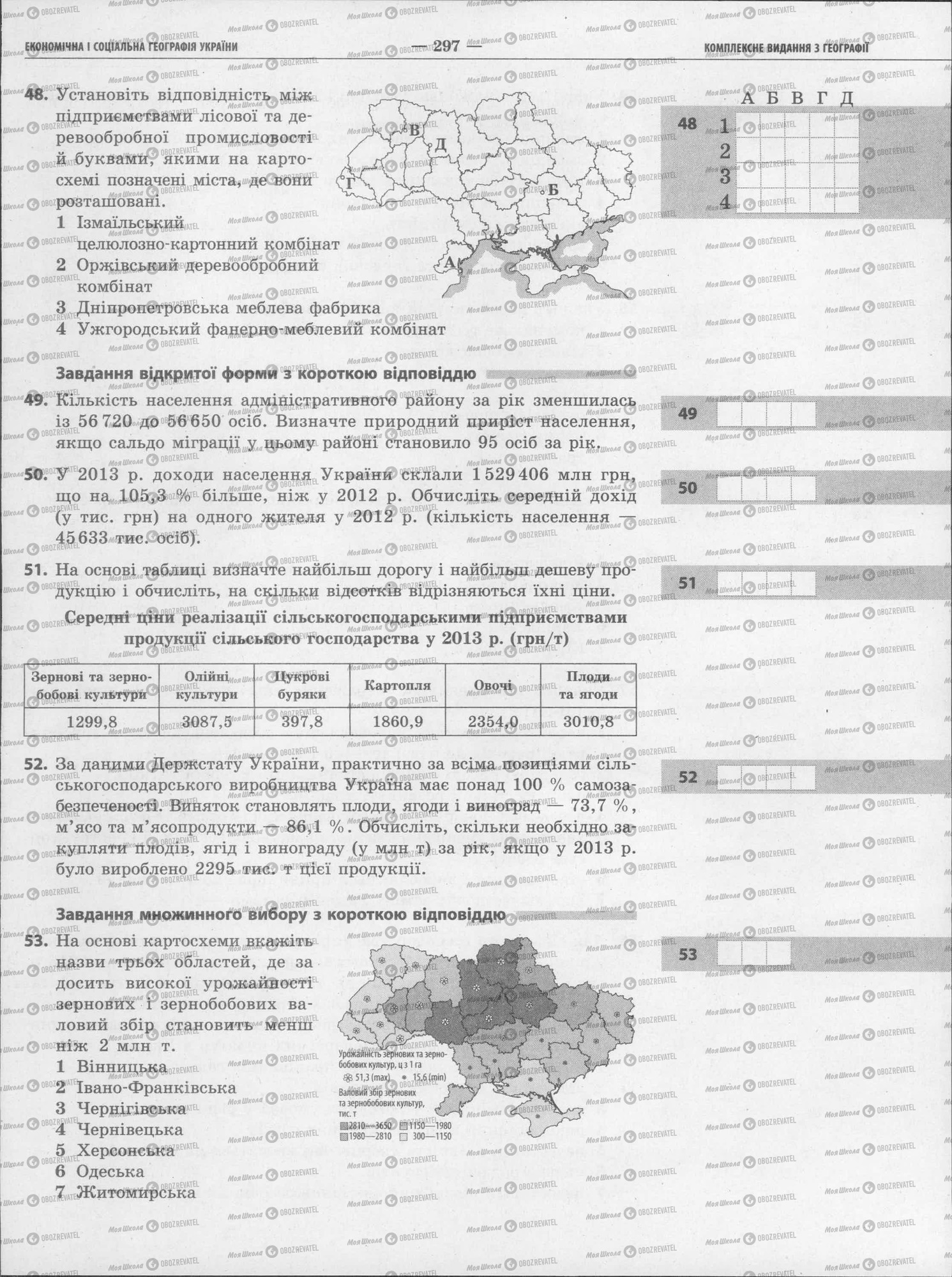 ЗНО География 11 класс страница 297