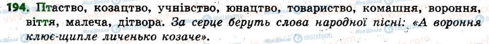 ГДЗ Українська мова 6 клас сторінка  193