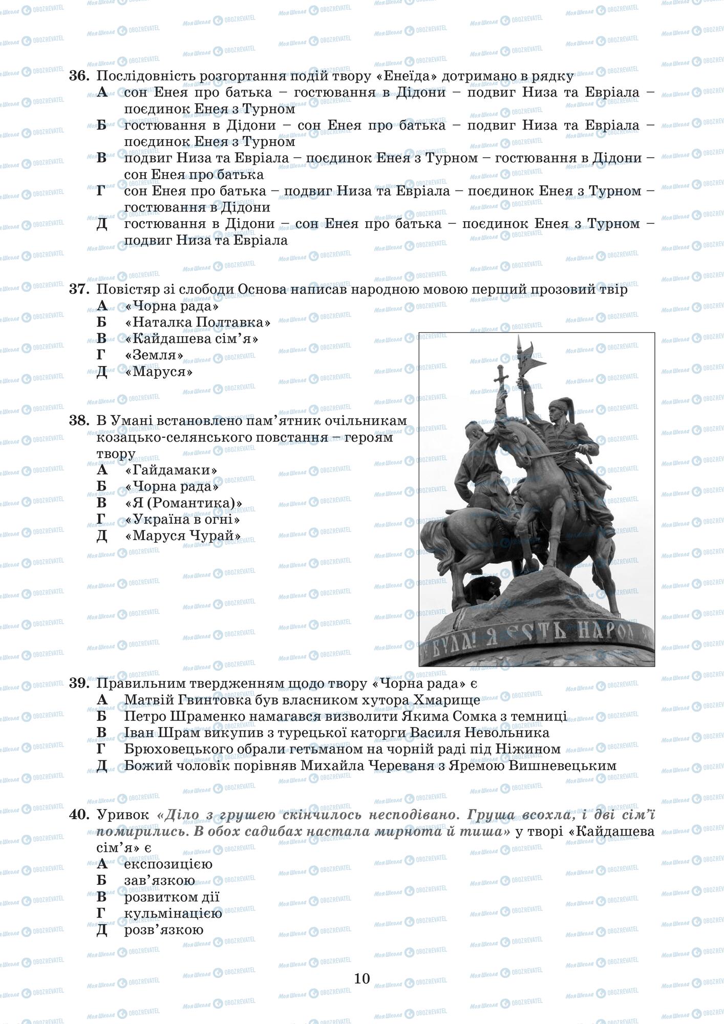 ЗНО Українська мова 11 клас сторінка  2
