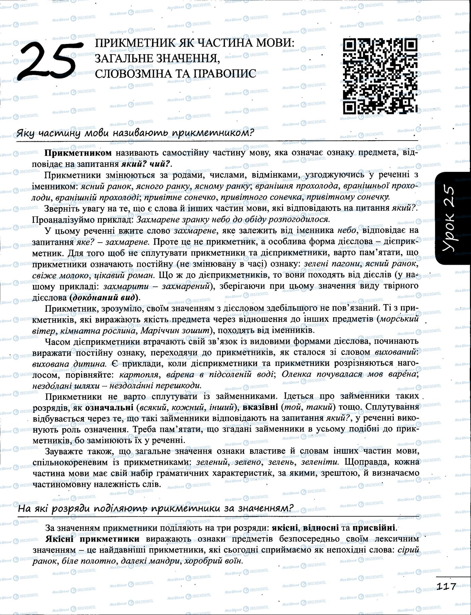 ЗНО Українська мова 11 клас сторінка  1