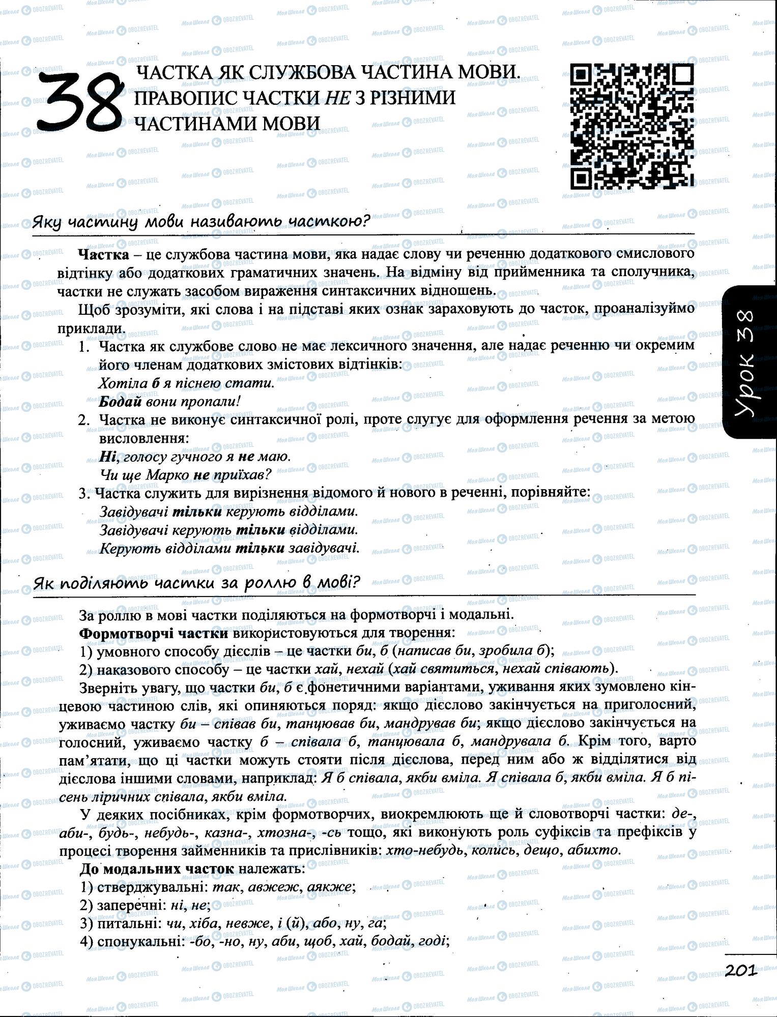 ЗНО Українська мова 11 клас сторінка  1