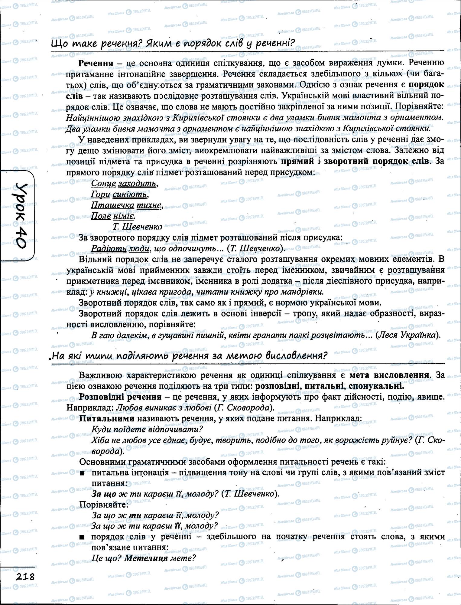 ЗНО Укр мова 11 класс страница  7