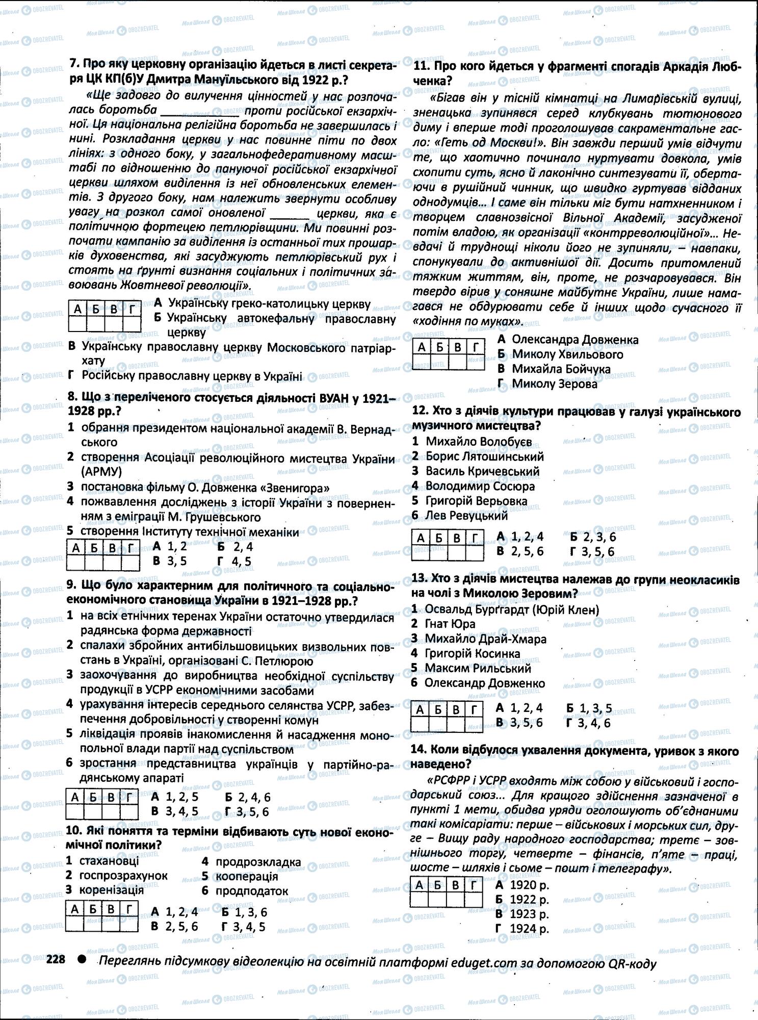 ЗНО История Украины 11 класс страница  8