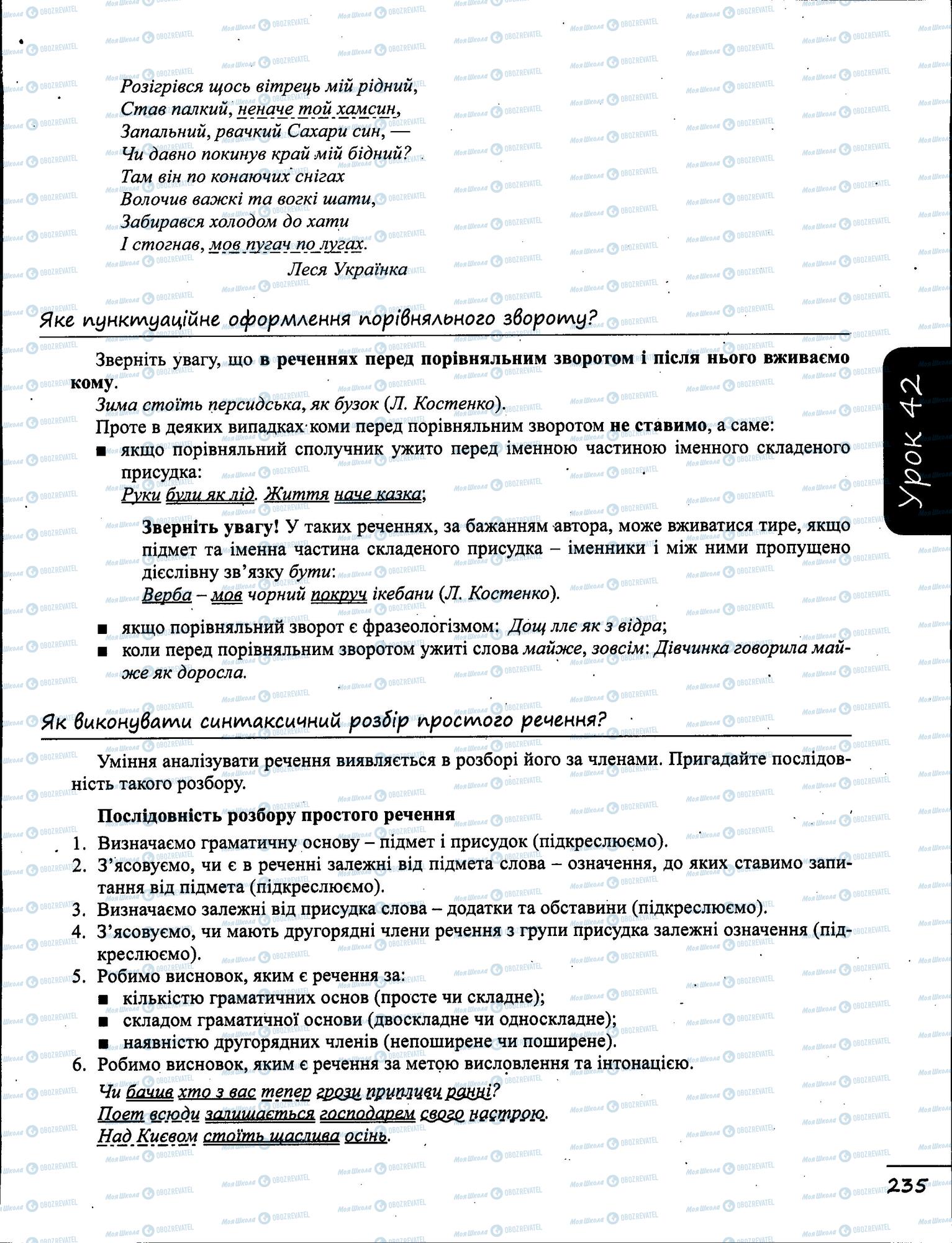 ЗНО Укр мова 11 класс страница  6