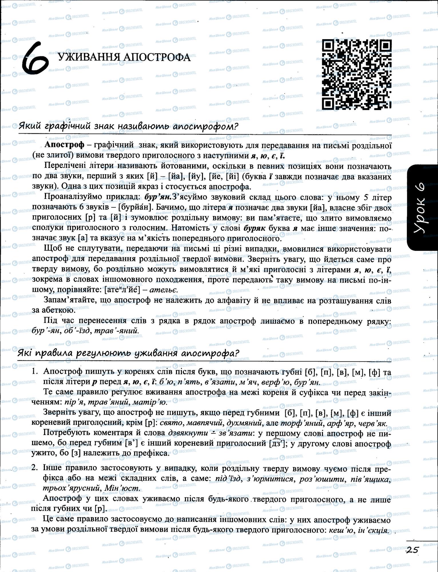 ЗНО Українська мова 11 клас сторінка  1