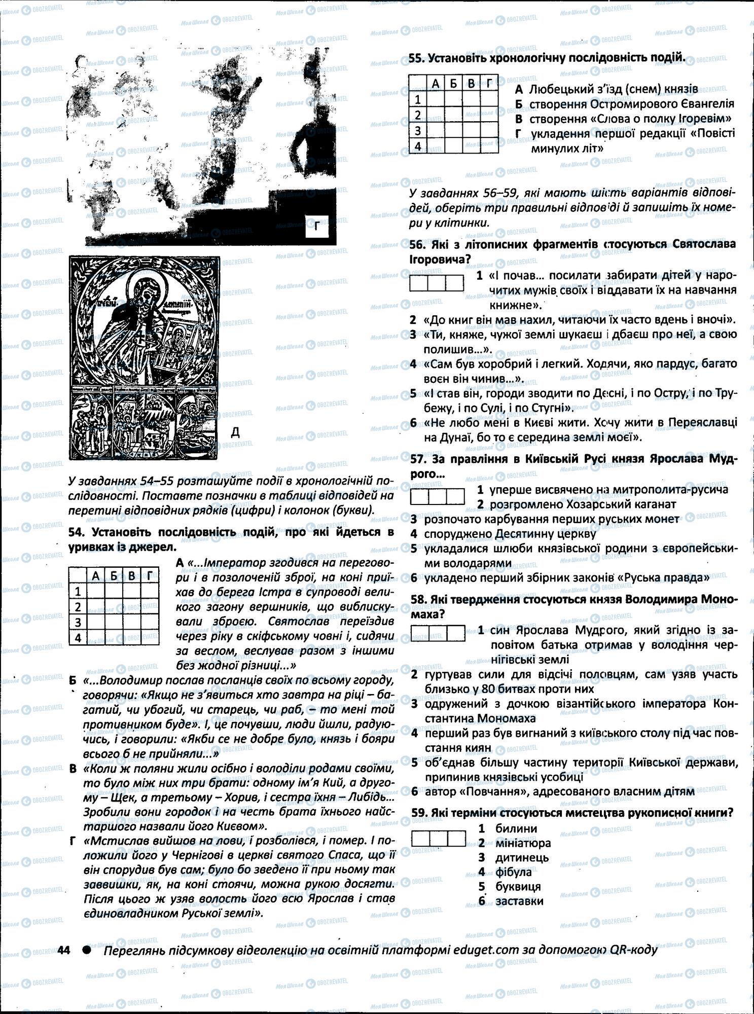 ЗНО История Украины 11 класс страница  18