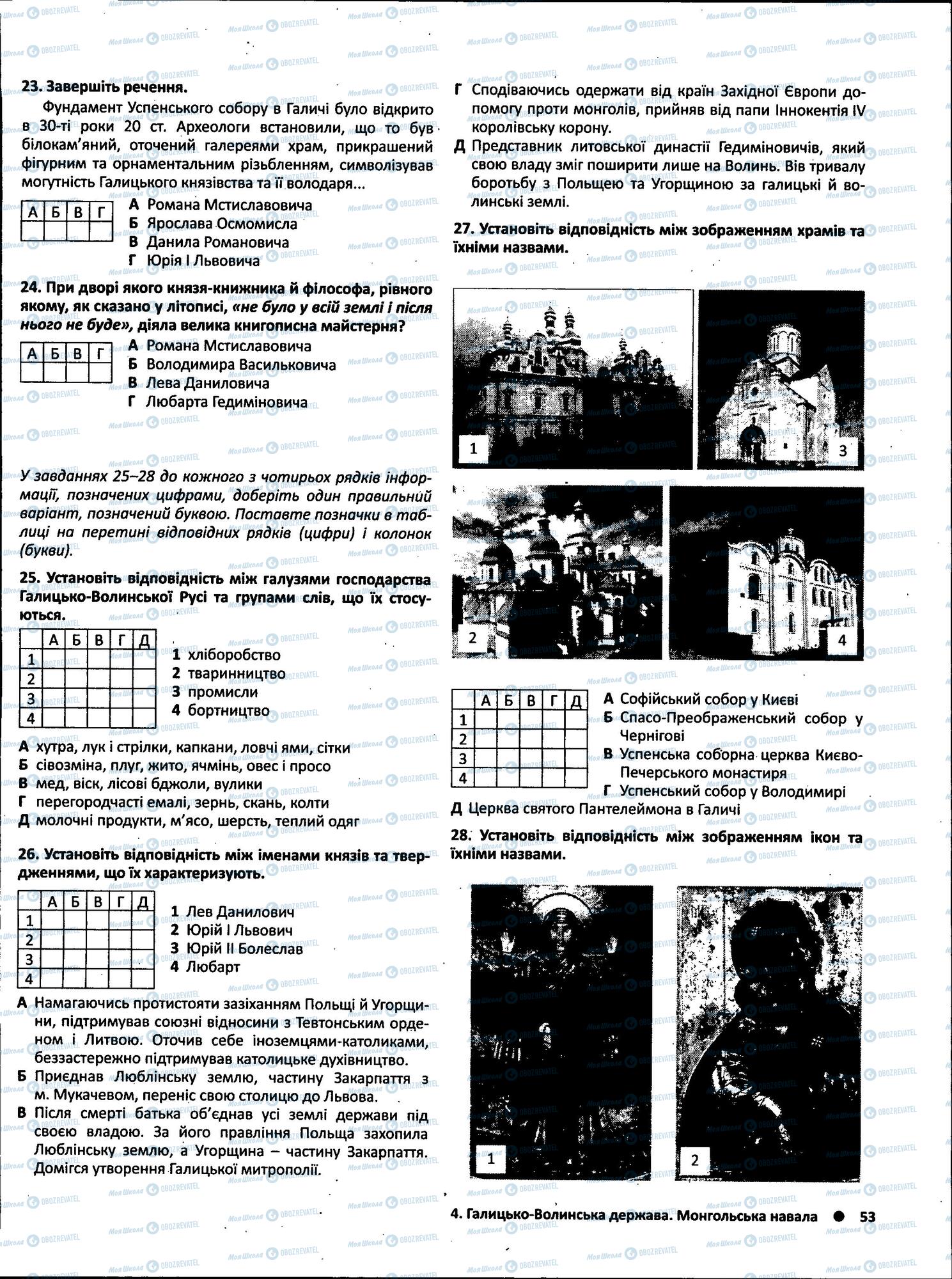 ЗНО Історія України 11 клас сторінка  9