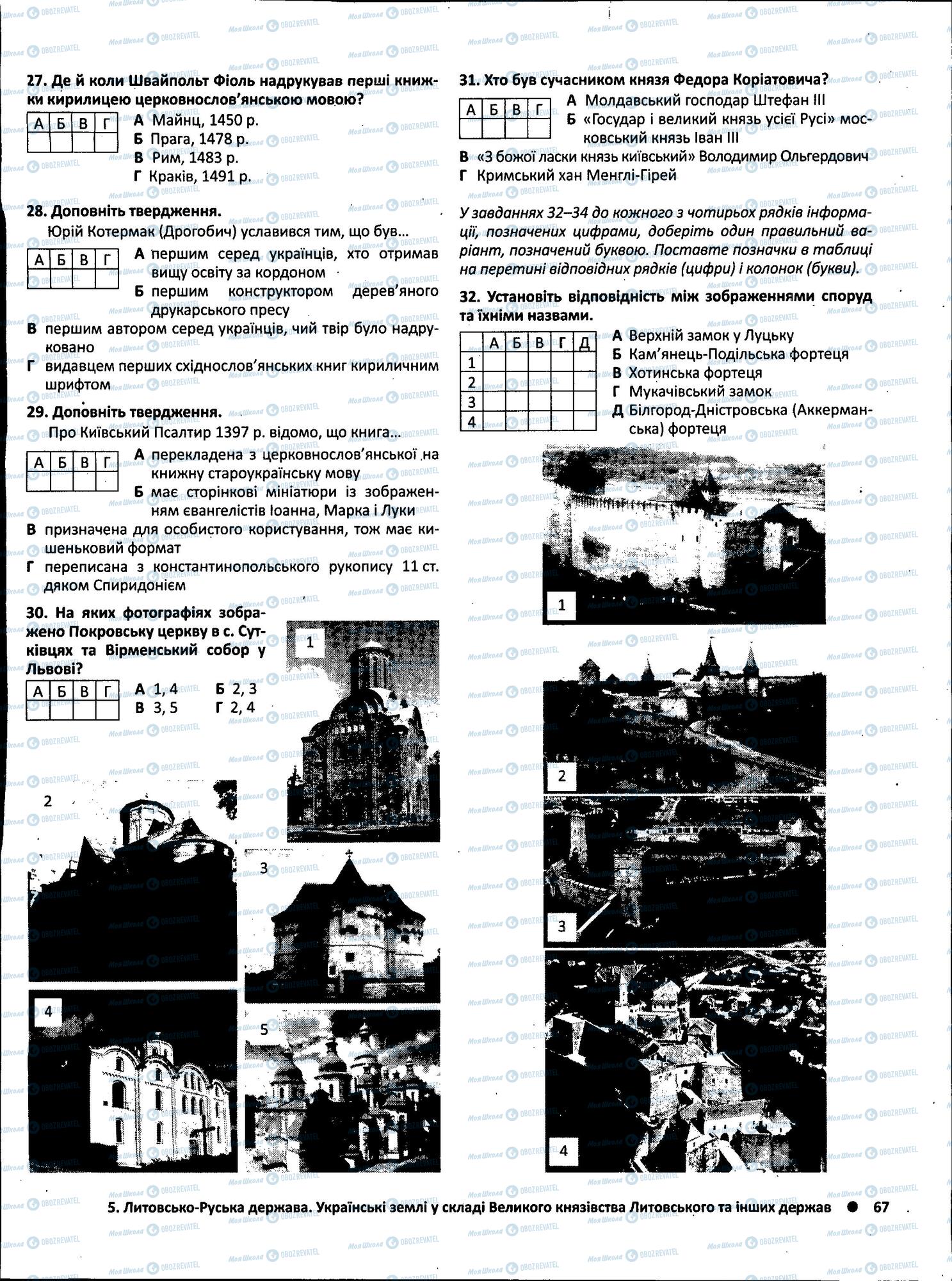 ЗНО Історія України 11 клас сторінка  13