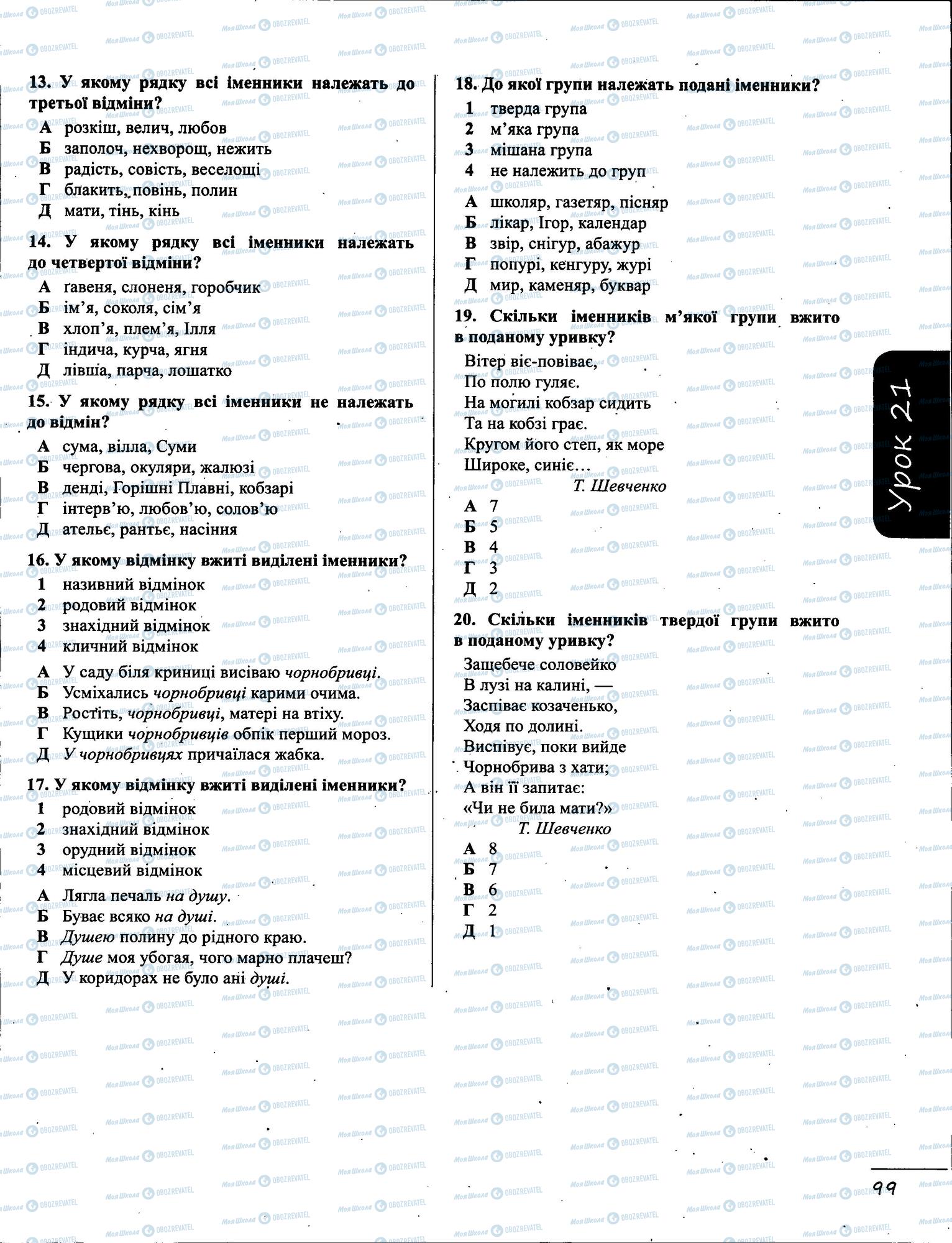 ЗНО Укр мова 11 класс страница  8