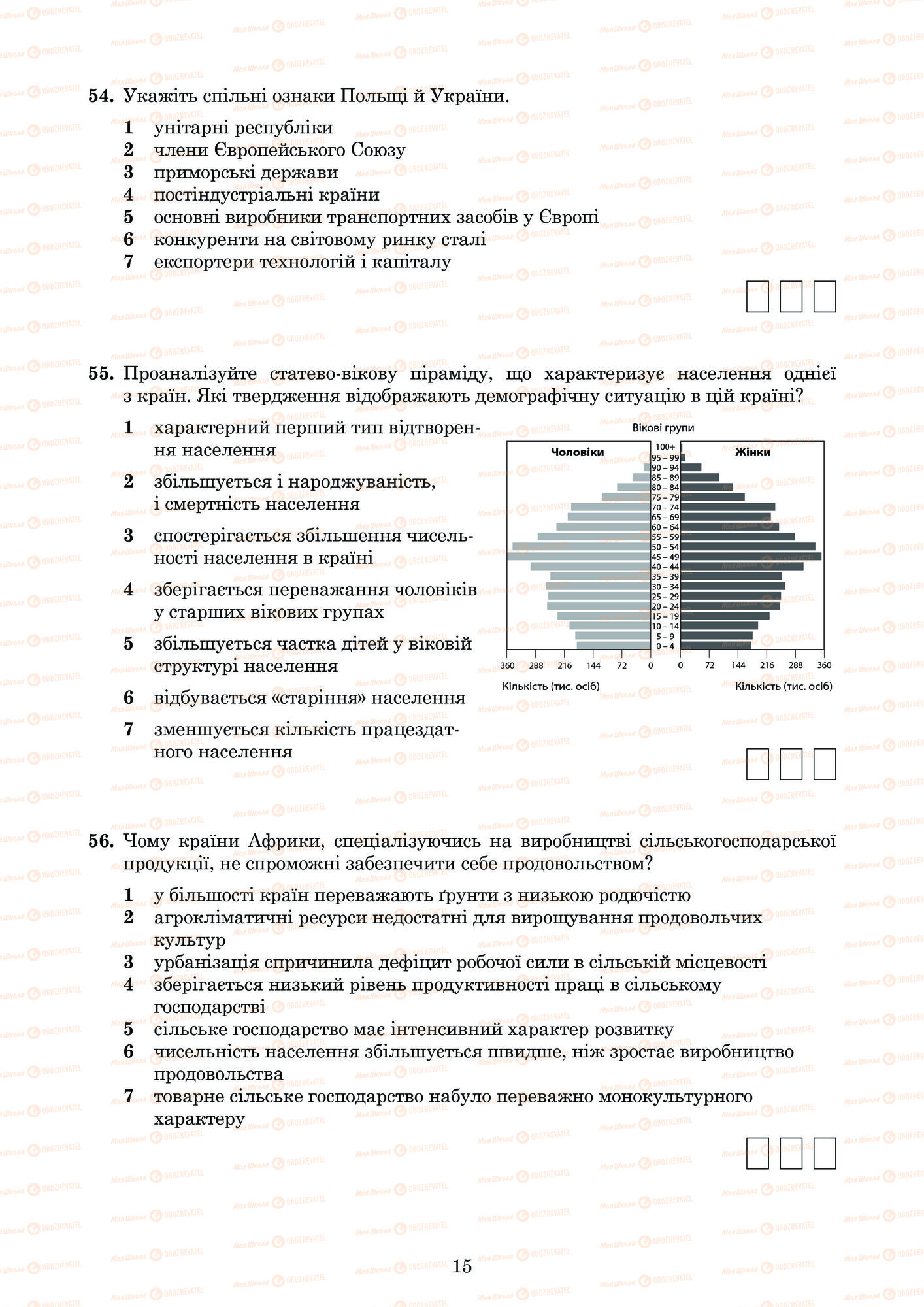 ЗНО География 11 класс страница  2