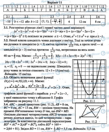 ДПА Математика 9 класс страница 3.1-3.4