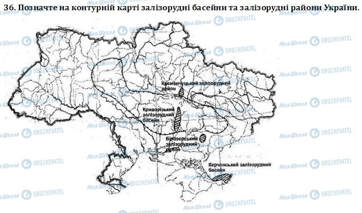 ДПА Географія 9 клас сторінка  36